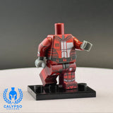 Red Neo Crusader Mandalorian Armor Custom UV Printed PCC Series Miniature Body