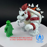 Custom 3D Resin Dry Bones Bowser DX Painted Epic Scale Figure KIT