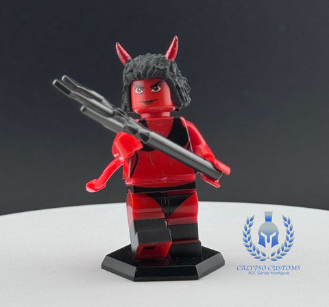 Fem Devil Custom Printed PCC Series Minifigure