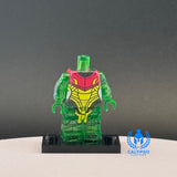 Metroid Corrupted Hologram Hunter Armor Custom UV Printed PCC Series Miniature Body