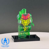 Metroid Corrupted Hologram Hunter Armor Custom UV Printed PCC Series Miniature Body