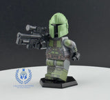 Hulk Armored Mandalorian Custom Printed PCC Series Minifigure