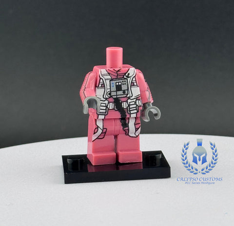 Rose Red Rebel Flight Suit Custom Printed PCC Series Miniature Body