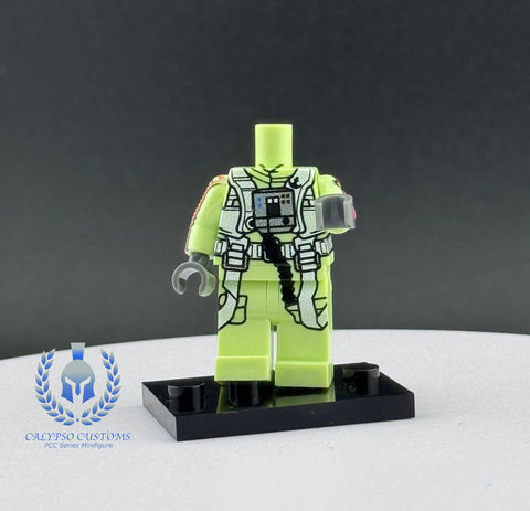 Pale Green Rebel Flight Suit Custom Printed PCC Series Miniature Body