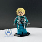 Teal Blue Rebel Pilot Custom Printed PCC Series Miniature