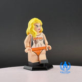 Hooters Waitress Custom UV Printed PCC Series Miniature