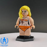 Hooters Waitress Custom UV Printed PCC Series Miniature