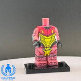 Metroid Rose Smash Hunter Suit Custom UV Printed PCC Series Miniature Body