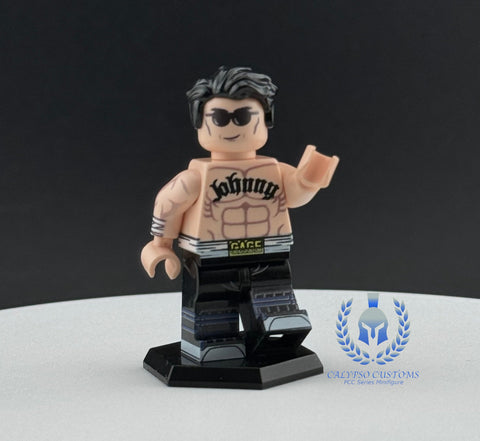 Mortal Kombat Johnny Cage Custom Printed PCC Series Minifigure