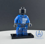 Blue Neo Crusader Mandalorian Armor V2 PCC Series Minifigure Body