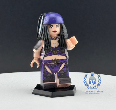 Mortal Kombat Li Mei Custom Printed PCC Series Miniature Figure