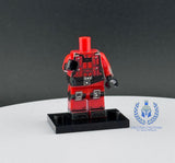Cobra Crimson Captain Outfit Custom Printed PCC Series Miniature Body