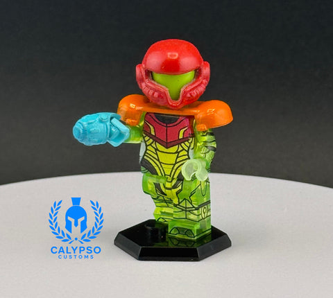 Radiation Armor Samus Aran Custom Printed PCC Series Miniature