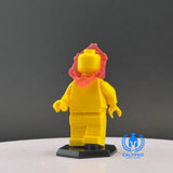 Custom 3D Printed Transparent Red Hordak Hood Miniature Piece