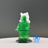 Custom 3D Printed White Catgirl Ear Hairpiece Miniature Piece