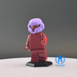 Custom 3D Printed Purple Samus Hunter Helmet Miniature Piece