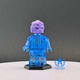 Custom 3D Printed Purple Techno Viper Helmet Miniature Piece