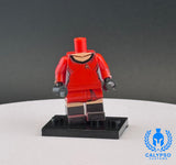 Startrek Red Female Officer Uniform Custom UV Printed PCC Series Miniature Body