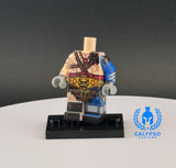 DnD Warlord Outfit Custom UV Printed PCC Series Miniature Body
