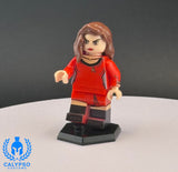 Startrek Female Red Officer Custom UV Printed PCC Series Miniature