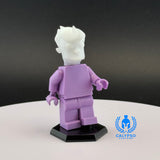 Custom 3D Printed White Futurama Fry Miniature Headpiece Part