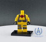 G.I. Joe Cobra Yellow Trooper Uniform Custom Printed PCC Series Miniature Body