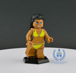 Yellow Swimsuit Model V6 Custom Printed PCC Series Minifigure