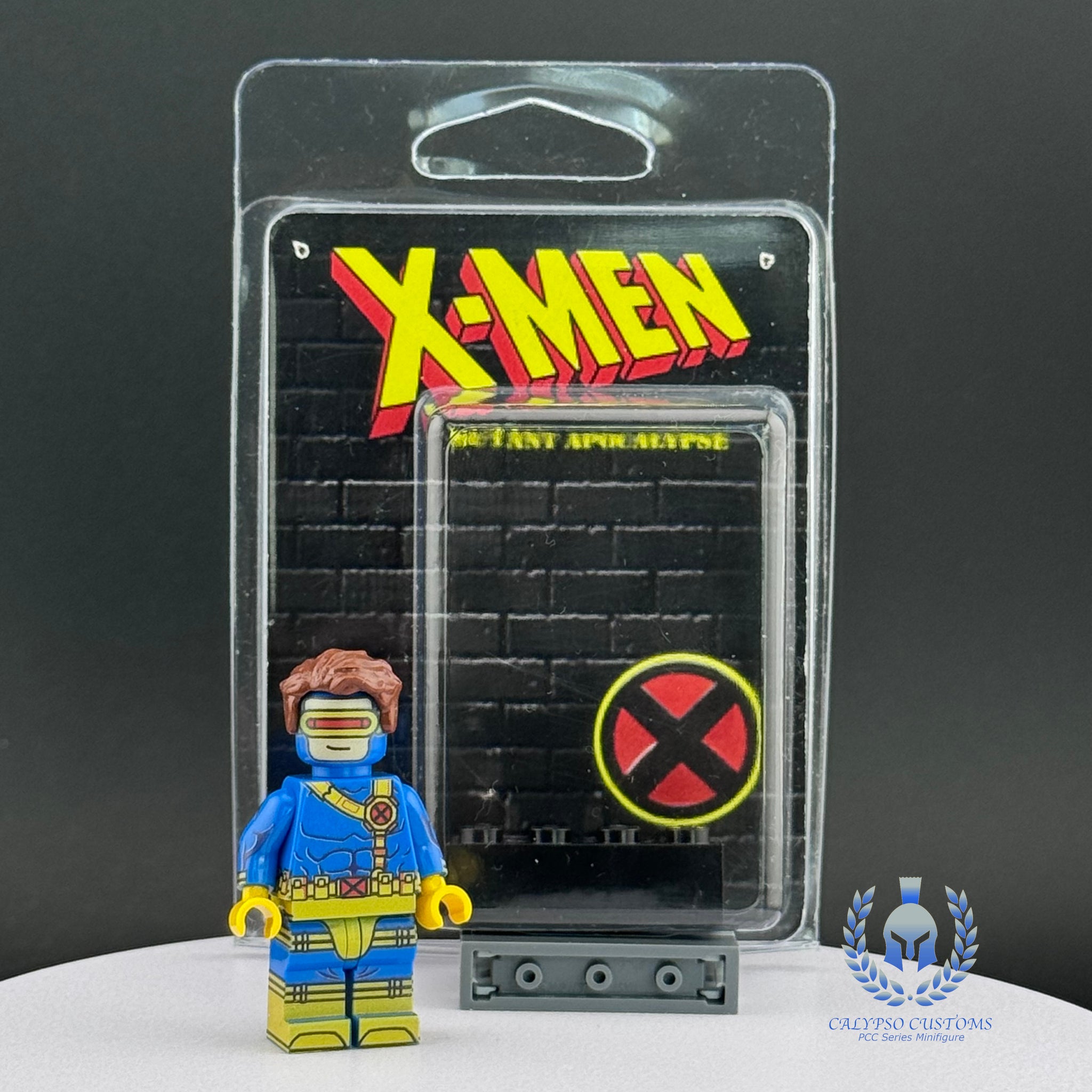 Calypso Customs X-Men Cyclops Custom Printed PCC Series Minifigure
