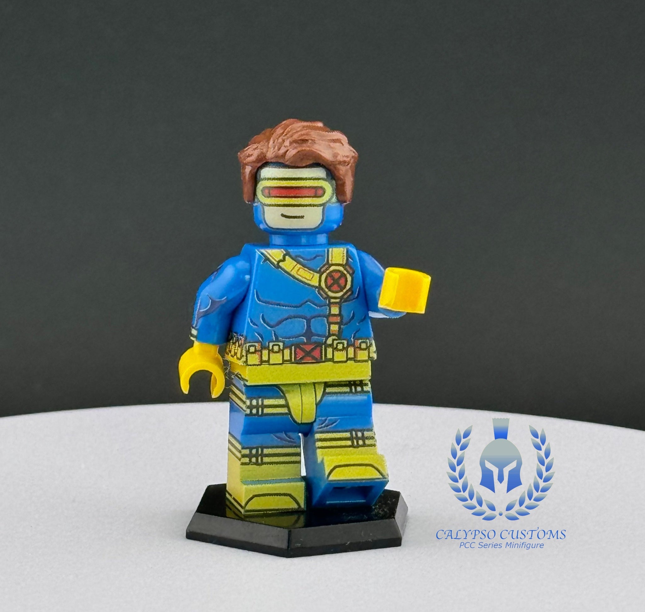 Calypso Customs X-Men Cyclops Custom Printed PCC Series Minifigure