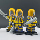 G.I. Joe Cobra HEAT Vipers 3 Pack Custom Printed UV PCC Series Miniatures