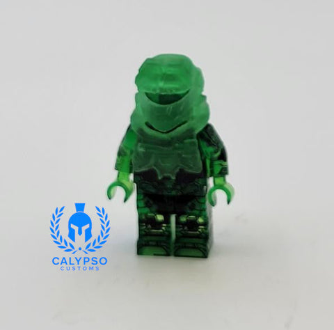 Transparent Green Spartan Scout Reach Operative Custom Printed PCC Series Miniature