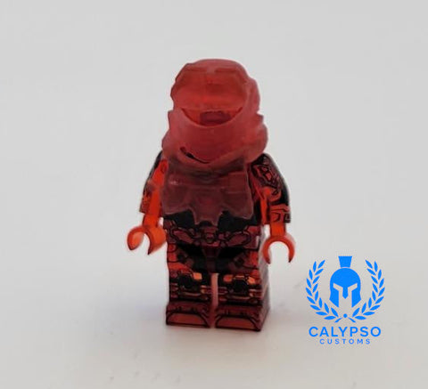 Transparent Crimson Spartan Scout Reach Operative Custom Printed PCC Series Miniature