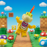 Baby Bowser Jr Mushroom Kingdom Retry