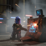 Blue Neo Crusader Zoomed Firefight