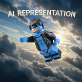 Blue Suit Invincible Flying