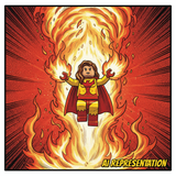 Firebird Comic Book Panel AI Art