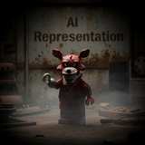 FNAF Nightmare Foxy Zoomed Low Light