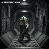 Grand Mercenary Mandalorian Space Station AI Representation