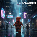 HK-47 Dynamic Coruscant Street AI Representation