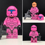 Limited Pink Survivor Clone Commando Printed PCC Series Minifigure