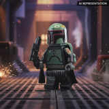 Mandalorian Boba Fett 1:1 Accurate Bounty Pursuit AI Representation
