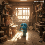 Max Rebo Music Shop No Tail AI Representation