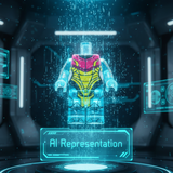 Metroid Hologram Hunter Armor Holographic Display