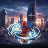 Red Tornado with closed mouth