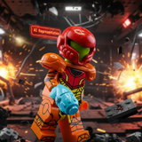 Samus Close-up Action Pose