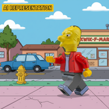 Simpsons Larry Integrated Springfield AI Representation