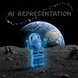 Space Kook on the Moon AI Art