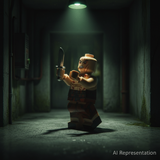 Victor Zsasz Inspecting Knife