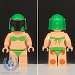 Swimsuit Mandalorian V7 Custom Printed PCC Series Minifigure