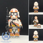 Clone Burning Legion Heavy Trooper Custom Printed PCC Series Minifigure